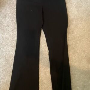 Anthropologie Elegant Black Flare Pants